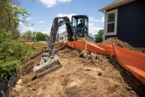 tilt bucket grading hill